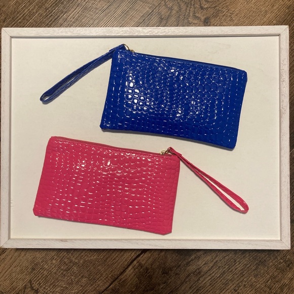 Blue Tiny Bag Cell Keys Pouch Mini Lipstick Cosmetic Makeup Bag - Picture 4 of 8